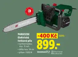 Lidl Parkside elektrická řetězová pila nabídka