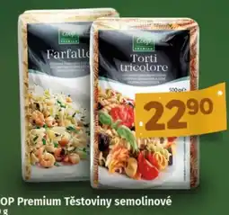 COOP TIP Coop Premium Těstoviny semolinové nabídka