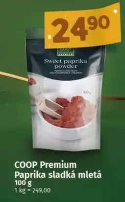 COOP TIP Coop premium paprika sladká mletá nabídka