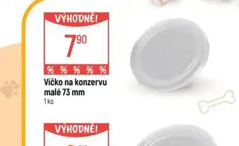 Víčko na konzervu malé 73 mm