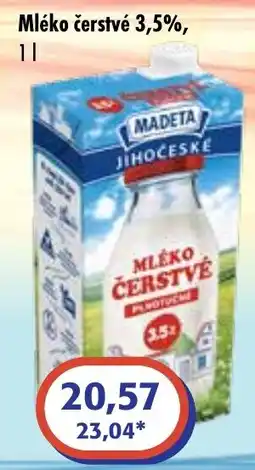 ČEPOS Madeta mléko čerstvé nabídka