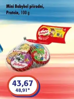 ČEPOS Babybel přírodní, Protein nabídka
