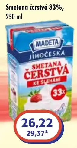ČEPOS Madeta smetana čerstvá nabídka