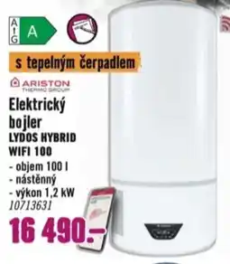 Hornbach Ariston elektrický bojler lydos hybrid wifi 100 nabídka