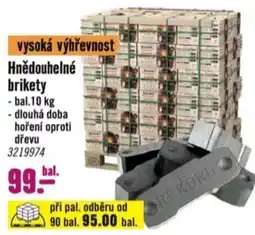 Hornbach Hnědouhelné brikety nabídka