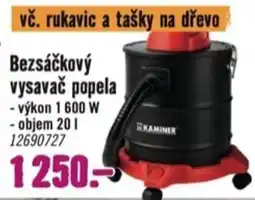 Hornbach Kaminer bezsáčkový vysavač popela nabídka