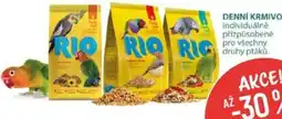 Globus Rio denní krmivo nabídka