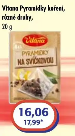 ČEPOS Vitana pyramidky koření nabídka