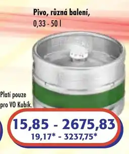 ČEPOS Pivo nabídka