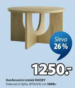 JYSK Konferenční stolek RADBY nabídka