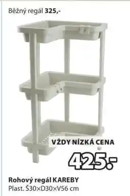 JYSK Rohový regál KAREBY nabídka