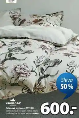 JYSK Saténové povlečení ESTHER nabídka