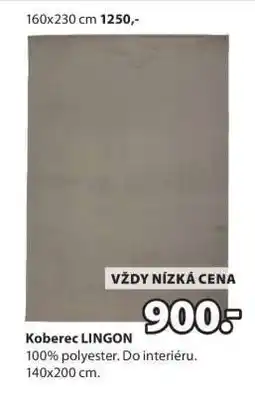 JYSK Koberec LINGON nabídka