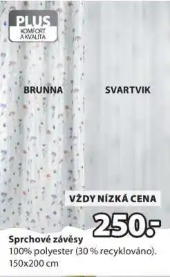 JYSK SPRCHOVÉ ZÁVĚSY nabídka
