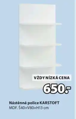 JYSK Nástěnná police KARSTOFT nabídka