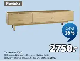JYSK TV stolek ALSTED nabídka