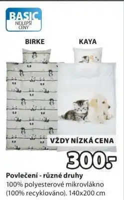 JYSK Povlečení - různé druhy nabídka