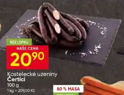Hruška Kostelecké uzeniny čertíci nabídka