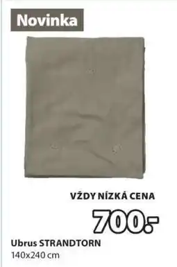 JYSK Ubrus STRANDTORN nabídka