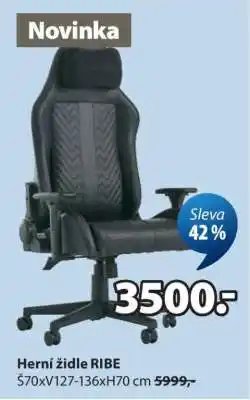 JYSK Herní židle RIBE nabídka