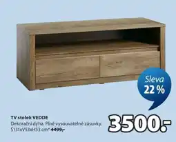JYSK TV STOLEK VEDDE nabídka