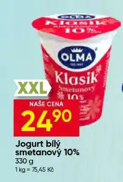 Hruška JOGURT BÍLÝ SMETANOVÝ 10 % nabídka