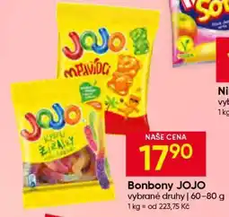 Hruška BONBÓNY JOJO nabídka
