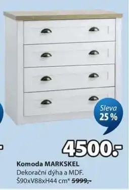 JYSK KOMODA MARKSKEL nabídka