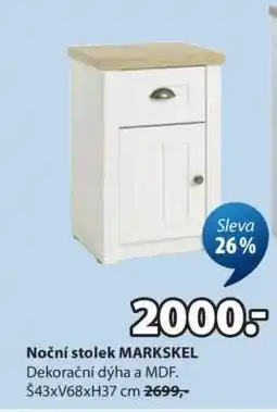 JYSK NOČNÍ STOLEK MARKSKEL nabídka
