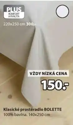 JYSK Klasické prostěradlo BOLETTE nabídka