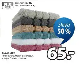 JYSK RUČNÍK YSBY nabídka