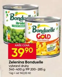 Hruška Zelenina Bonduelle nabídka