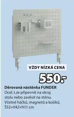 JYSK Děrovaná nástěnka FUNDER nabídka