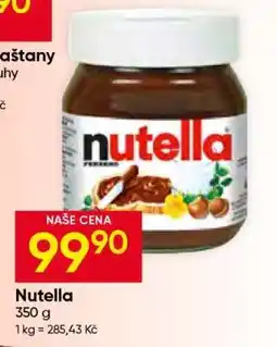 Hruška Nutella nabídka