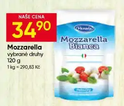 Hruška Mozzarella nabídka