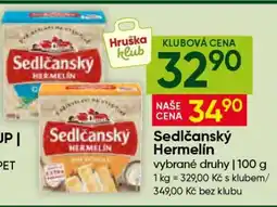 Hruška Sedlčanský hermelín nabídka