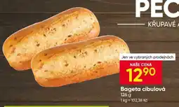 Hruška Bageta cibulová nabídka