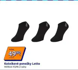 Action Kotníkové ponožky Lotto nabídka