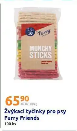 Action Žvýkací tyčinky pro psy Furry Friends nabídka