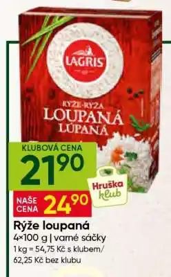 Hruška Rýže loupaná nabídka