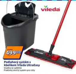 Action Podlahový systém s kbelíkem Vileda UltraEasy nabídka