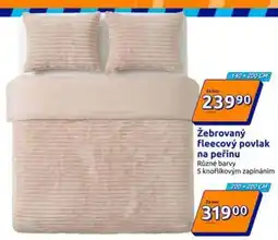Action Žebrovaný Fleecový povlak na peřinu nabídka