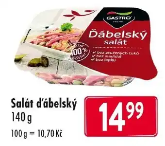 Gastro dábelský salát