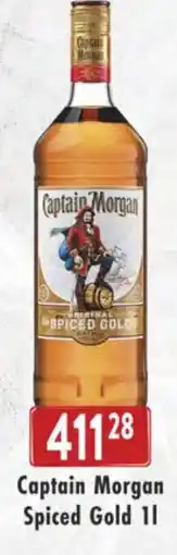 Qanto Captain Morgan Spiced Gold 1l nabídka