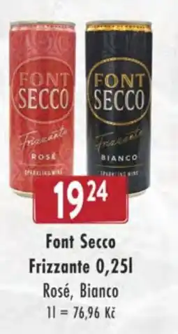 Qanto Font Secco Frizzante nabídka