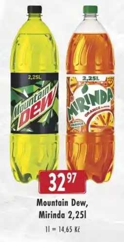 Qanto Mountain Dew, Mirinda nabídka