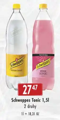 Qanto Schweppes Tonic nabídka