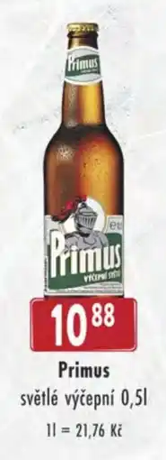 Qanto Primus světlé výčepní nabídka
