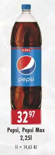 Qanto Pepsi, Pepsi Max nabídka