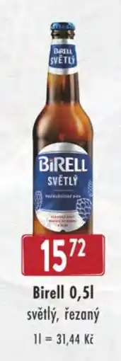 Qanto Birell světlý, řezaný nabídka